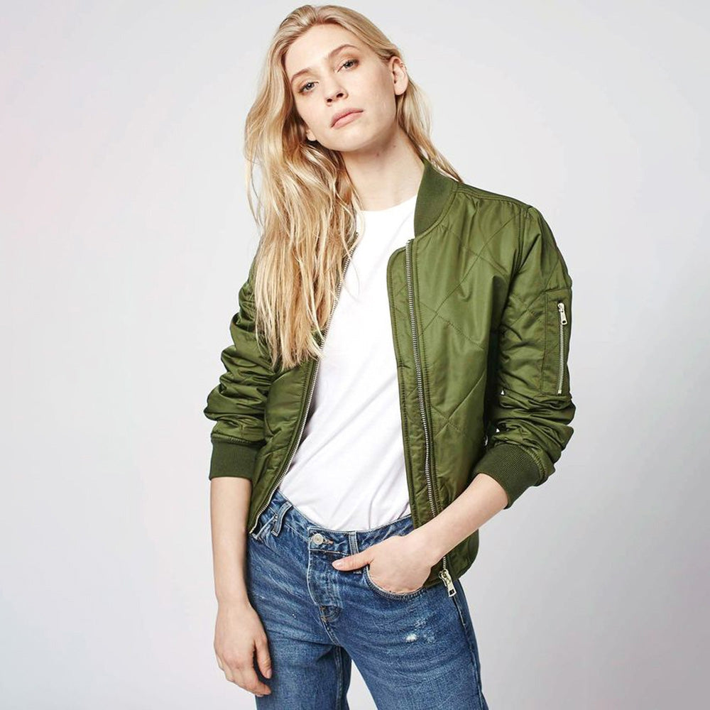 Women's Windbreaker Jacket | Double Collar