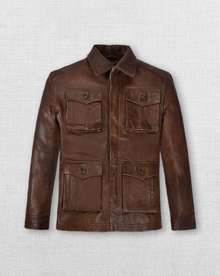 Jensen Ackles in Supernatural Season 7 leather jacket in USA market
