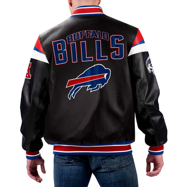 NFL Buffalo Bills Multi Leather Jacket by TJS