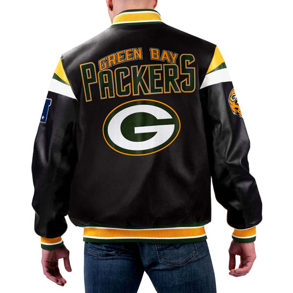 NFL Green Bay Packers Leather Jacket by TJS