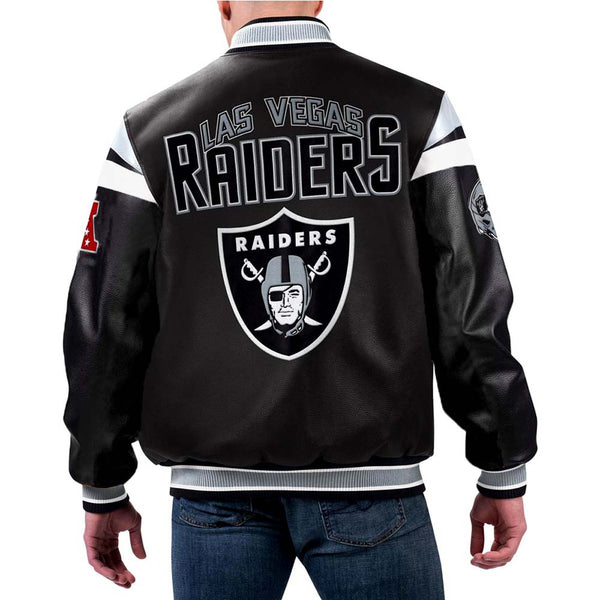 NFL Las Vegas Raiders Leather Jacket