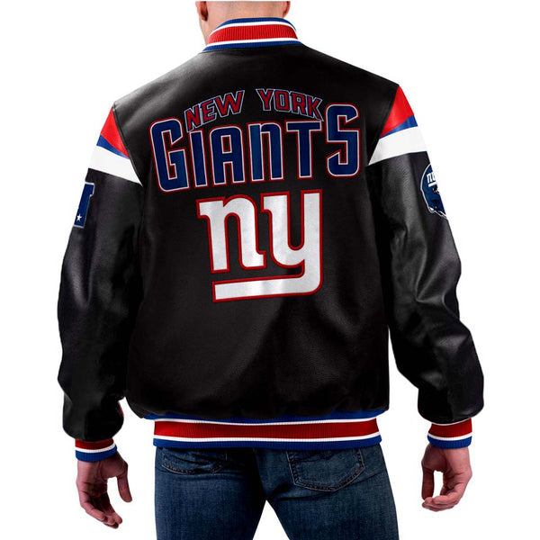 NFL New York Giants Leather Jacket | Men Leather Jacket