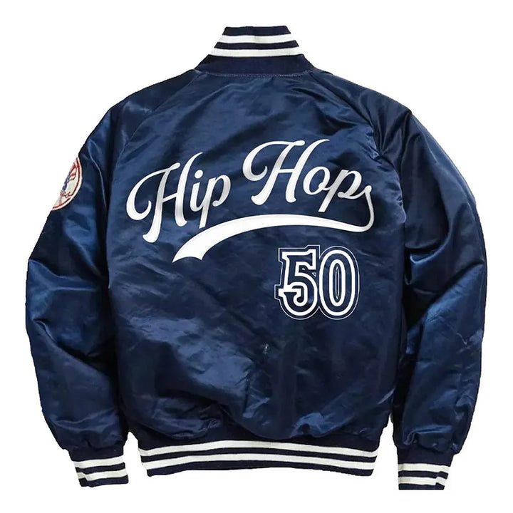 50 Years of Hip Hop NY Yankees Jacket Front View in USA