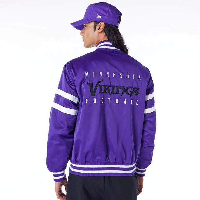 Stylish Minnesota Vikings NFL Purple Bomber Jacket in United state market