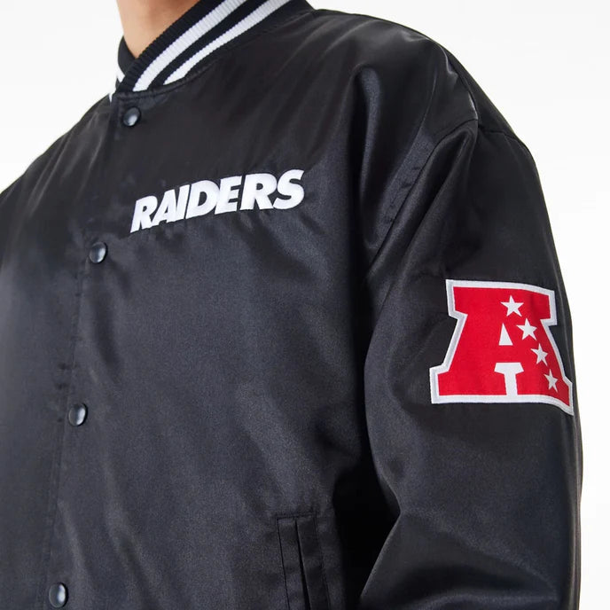 Durable Las Vegas Raiders Bomber Jacket for Outdoor Wear in USA