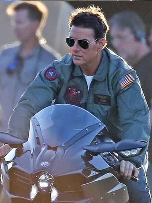 Top Gun Maverick Tom Cruise leather jacket in USA