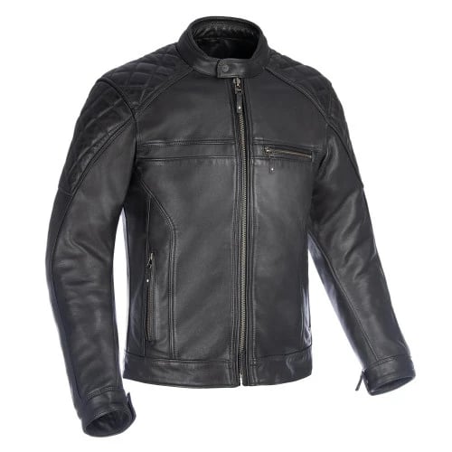 Black Biker Oxford Jacket