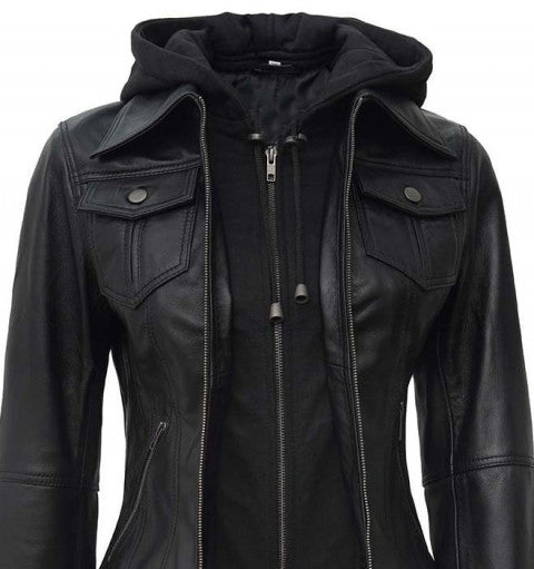 Fashion-forward men's jacket - removable hood in France style
