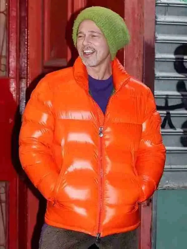 Brad Pitt Puffer Jacket 2024 

