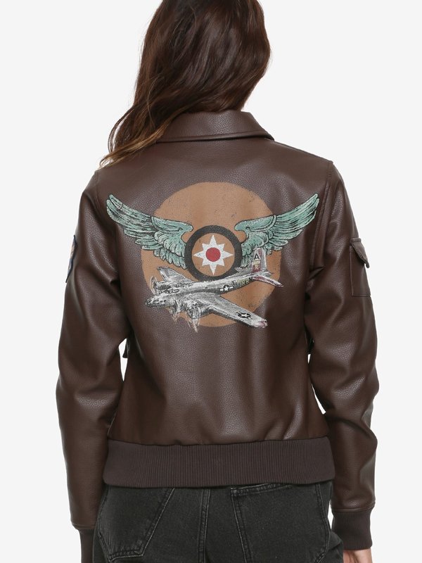 Brie Larson's iconic Captain Marvel Flight Bomber Jacket in American market