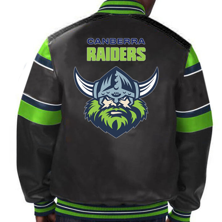 Canberra Raiders NRL leather jacket in USA