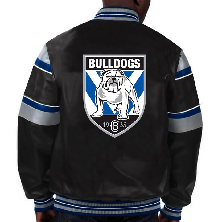 Canterbury-Bankstown NRL leather jacket in USA