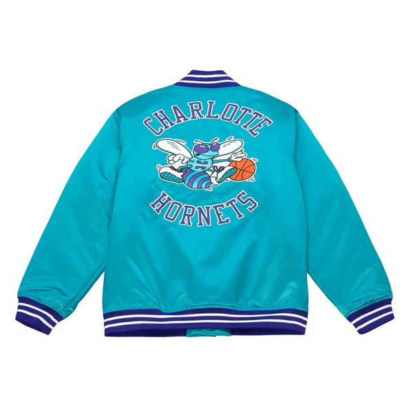 NBA Charlotte Hornets Mitchell&ness Satin Jacket by TJS