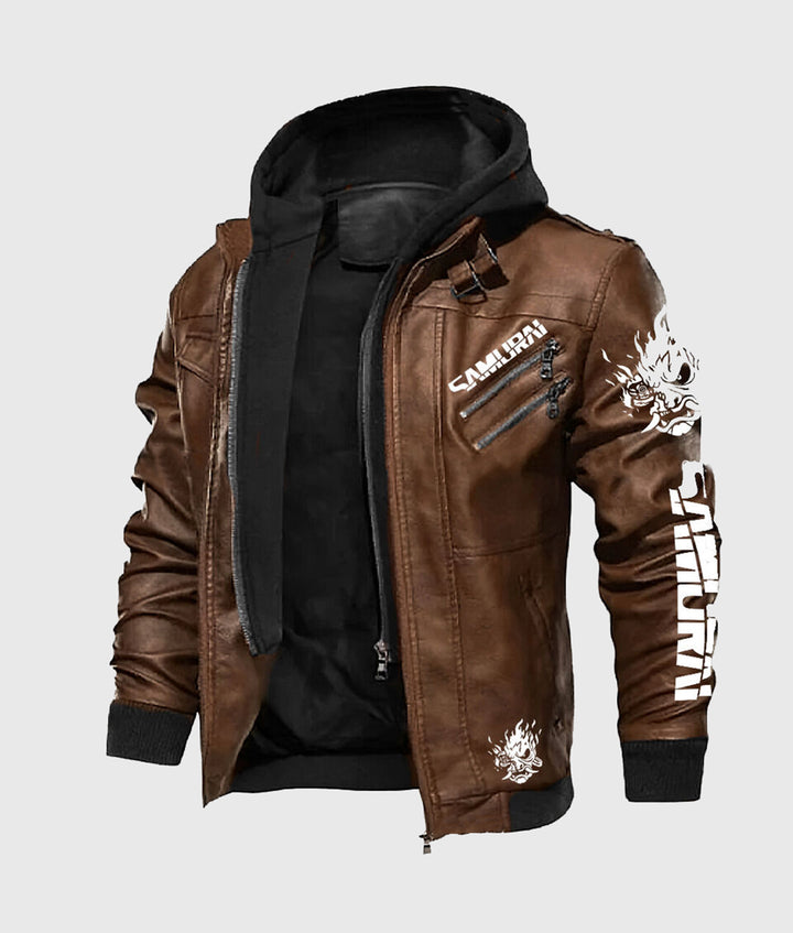Buy Johnny Silverhand Jacket in Brown Color