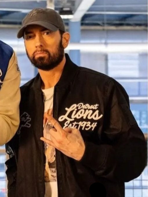 Shop Eminem Detroit Lions Paint The City Jacket