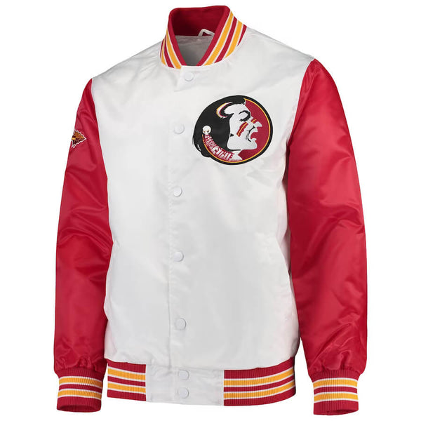 Florida State Seminoles The Legend Full-Snap Satin Jacket in usa