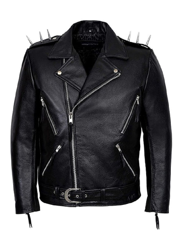 Ghost Rider Nicolas Cage Motorcycle Leather Jacket