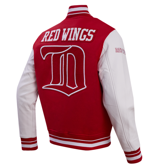 NHL Detroit Red Wings Men's Wool Varsity Jacket Retro Classic style