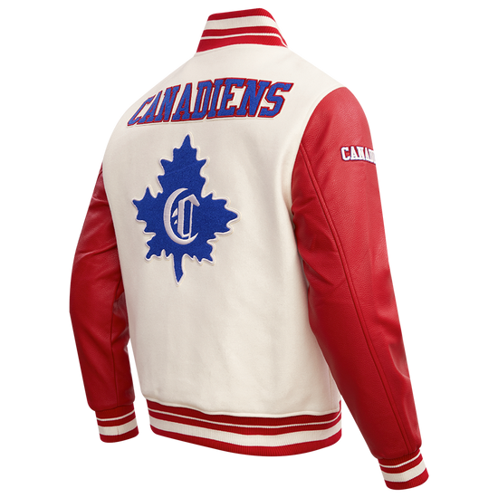 NHL Montreal Canadiens Wool Varsity Jacket for men, Retro Classic style