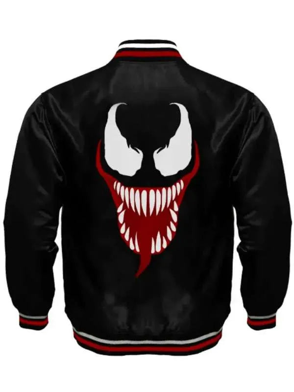 Shop Venom Black Varsity Jacket