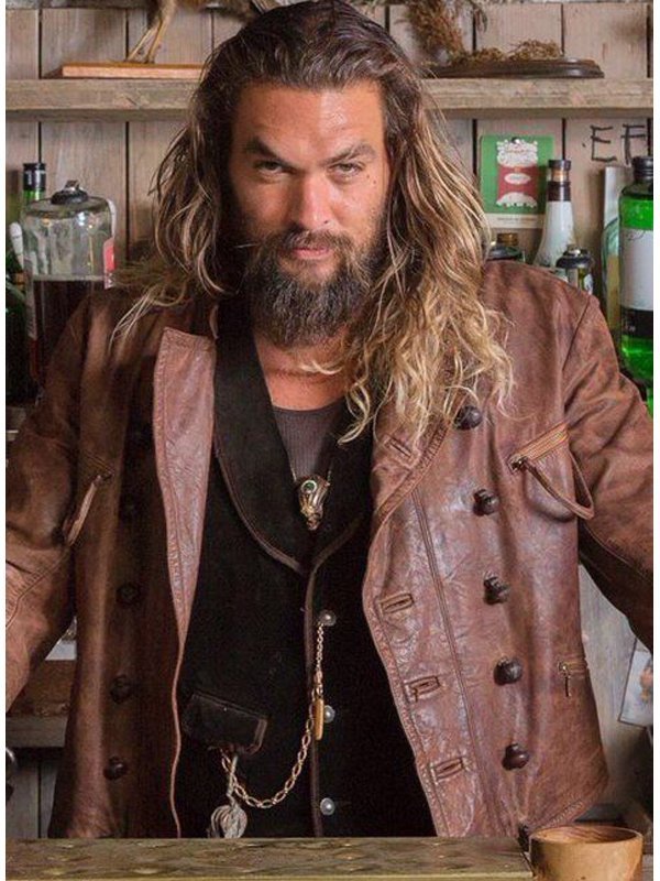 Aquaman's iconic distressed leather jacket from Justice League in United state market