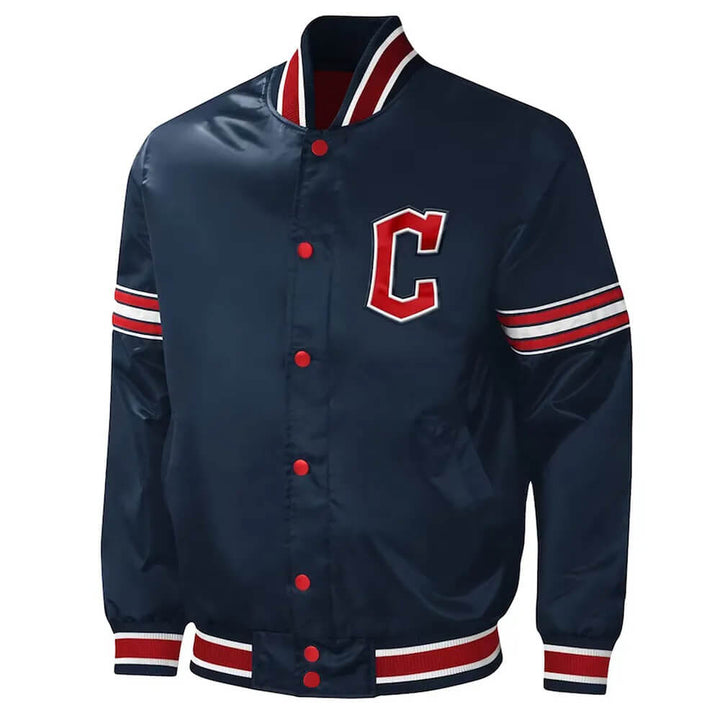Official MLB Guardians full-snap outerwear in France style