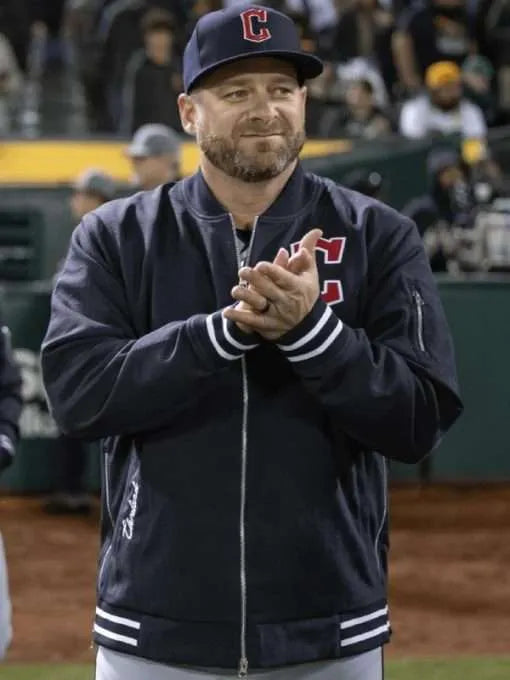 Shop Stephen Vogt MLB Cleveland Guardians Black Jacket
