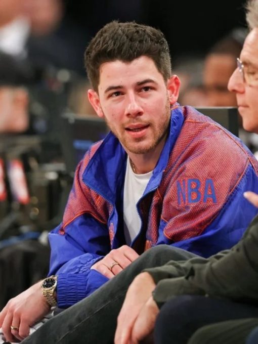 Shop Nick Jonas NBA Playoffs Windbreaker Jacket