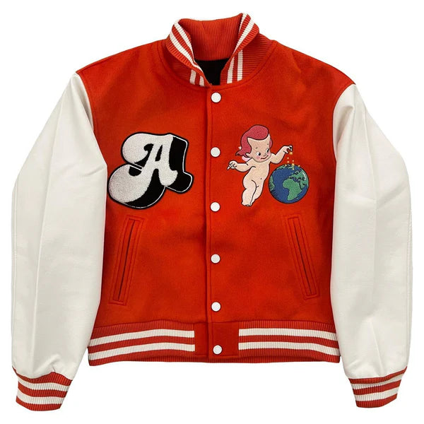 front view Kids Varsity Jacket