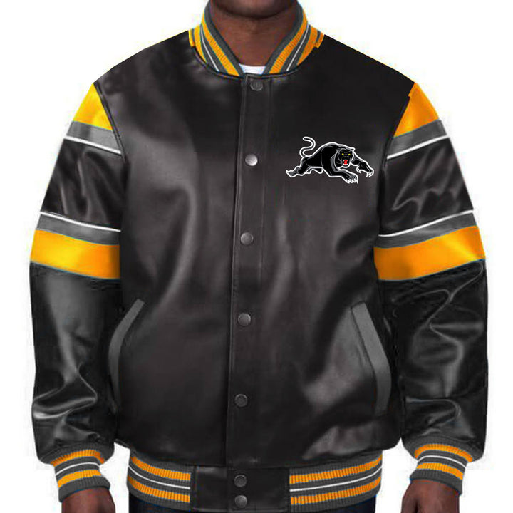 Penrith Panthers NRL leather jacket in USA