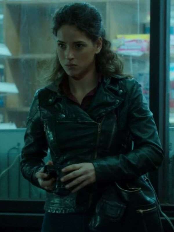Shop Adria Arjona Person of Interest Black Jacket