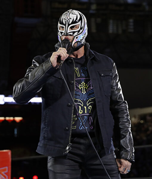 Rey Mysterio classic black jacket for WWE fans