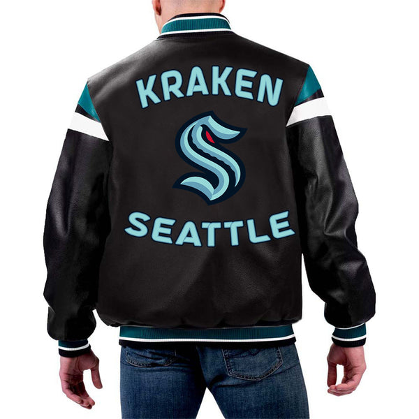 NHL Seattle Kraken Leather Jacket by TJS
