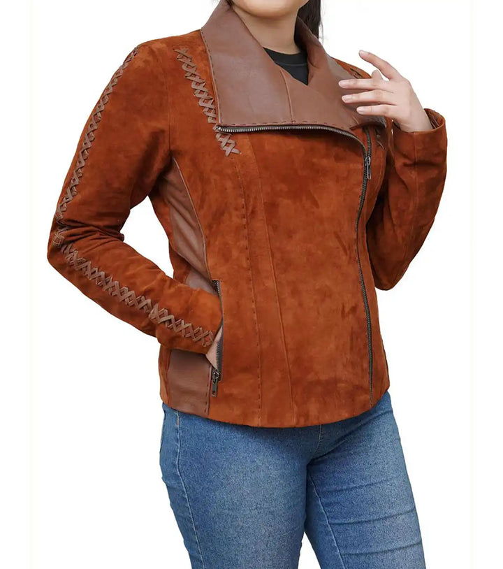 Women's Suede Jacket USA Collection
