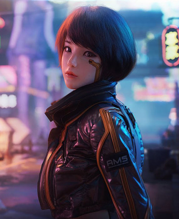 Shop Syn Leather Jacket Cyberpunk 2077