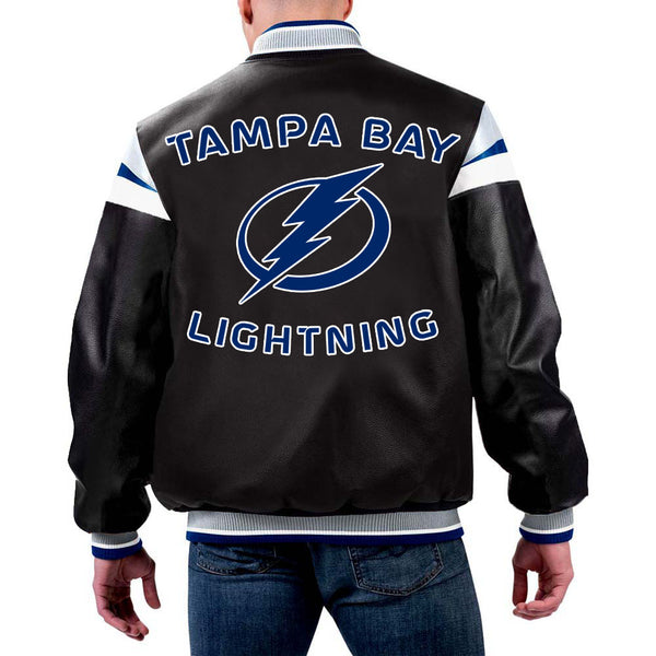 NHL Tampa Bay Lightning Leather Jacket by TJS