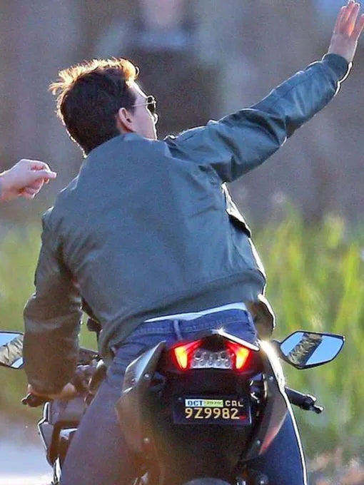 Tom Cruise iconic Top Gun Maverick jacket in France style