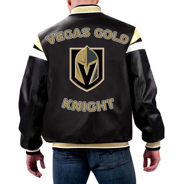 NHL Vegas Golden Knights Leather Jacket by TJS