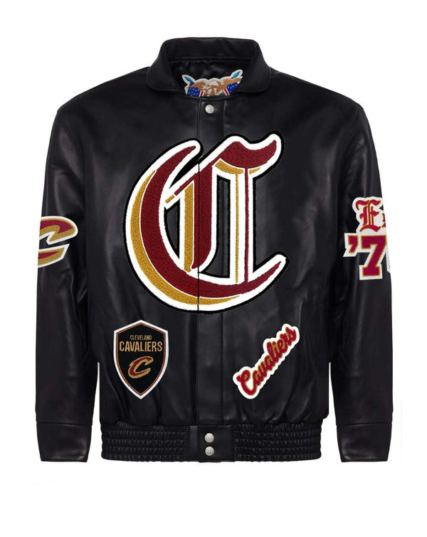 Shop Cleveland Cavaliers Full Leather Jacket
