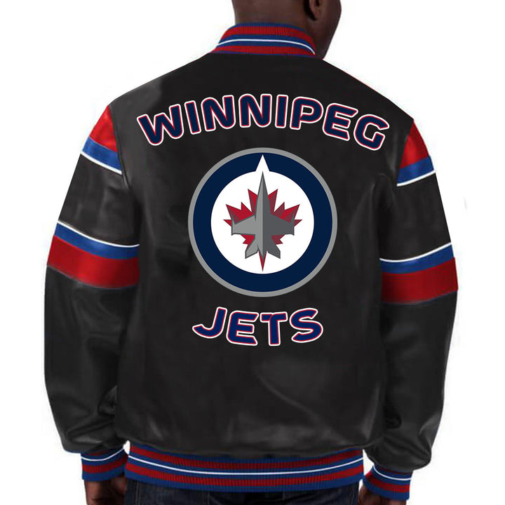 Embrace the Jets' spirit with this premium leather jacket, featuring bold team colors and iconic designs for dedicated fans in France style