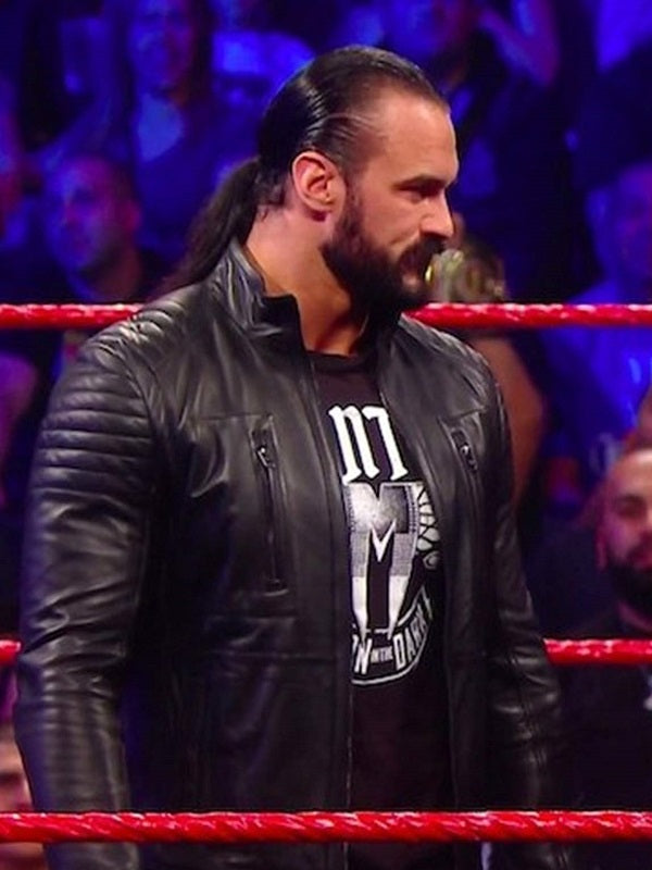 Wrestler Drew McIntyre Leather Jacket