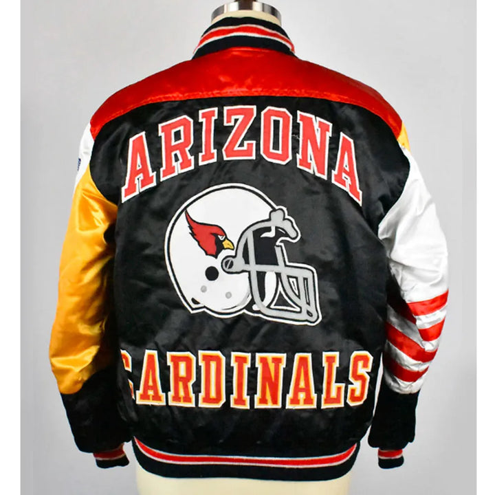 NFL Arizona Cardinals Varsity Satin Jacket
