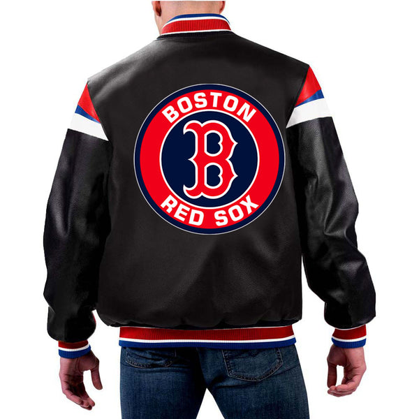 MLB Boston Red Sox Leather Jacket