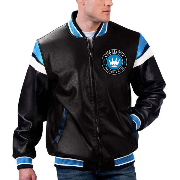 Charlotte FC leather outerwear in American style