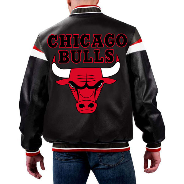 NBA Chicago Bulls Leather Jacket For Men and Women
