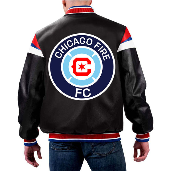 MLS Chicago Fire FC Leather Jacket