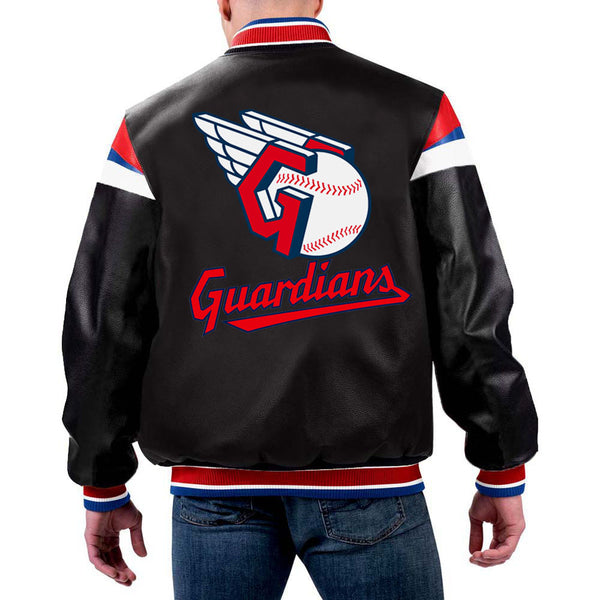 MLB Cleveland Guardians Leather Jacket