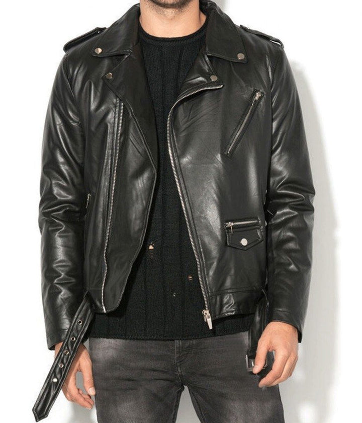A Must-Have: American Flag Biker Jacket by Cody Rhodes in American style