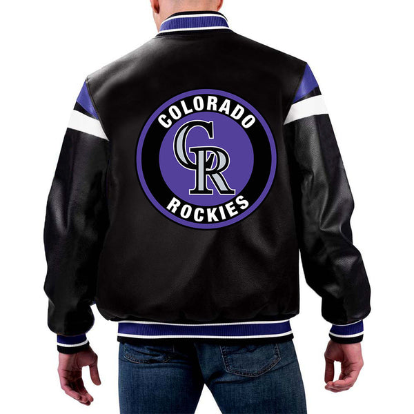 MLB Colorado Rockies Leather Jacket