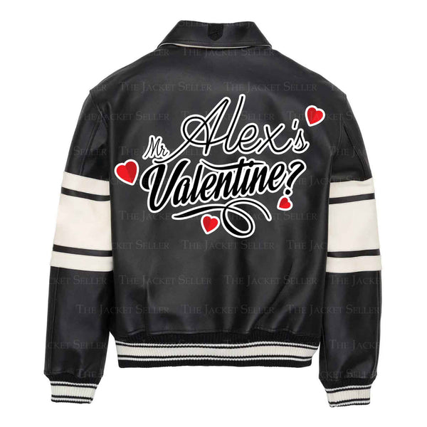 Valentine Special Mr and Mrs Custom Name Leather Jacket | Valentine Gift Jacket | Personalized Leather Jacket